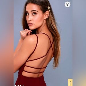 Backless skater dress